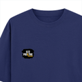 Oversized Classic T-Shirt | Unisex Fit | 100% Super-Combed Cotton | Pre-Shrunk, Double-Stitched | Adults | Personalized | DTF | Bold | Positivity | Motivation | Everyday | Uplifting - left pocket - Royal Blue - mockup 3