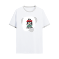 Ringer T-shirt | Unisex | DTG Print | Contrast Trim | Men's, Women's | Personalized | DTG | Brush Stroke | Self-Empowerment | Self-purchase | Empowering - front - White Black - mockup 1