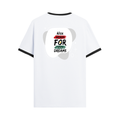 Ringer T-shirt | Unisex | DTG Print | Contrast Trim | Men's, Women's | Personalized | DTG | Brush Stroke | Self-Empowerment | Self-purchase | Empowering - back - Black White - mockup 2