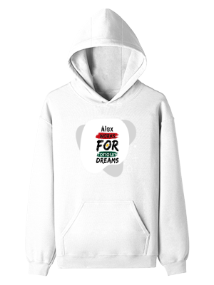 Pullover Hoodie (Dtf) | Hoodies & Jackets | DTF, DTG | Him, Her, Unisex | Personalized | DTF | Brush Stroke | Self-Empowerment | Self-purchase | Empowering - front - White - mockup 1