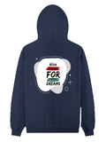 Pullover Hoodie (Dtf) | Hoodies & Jackets | DTF, DTG | Him, Her, Unisex | Personalized | DTF | Brush Stroke | Self-Empowerment | Self-purchase | Empowering - back - Navy Blue - mockup 2