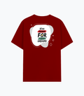 Cotton Stretch T-Shirt (Dtg) | T-Shirts | Him, Her, Unisex | Personalized | DTG | Brush Stroke | Self-Empowerment | Self-purchase | Empowering - back - Red - mockup 2