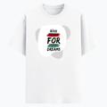 Cotton Stretch T-Shirt | Unisex Adult | 95% Cotton 5% Spandex Blend | 240 GSM, Breathable, Flexible | DTF Print Ready | Personalized | DTF | Brush Stroke | Self-Empowerment | Self-purchase | Empowering - front - White - mockup 1