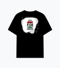 Cotton Stretch T-Shirt | Unisex Adult | 95% Cotton 5% Spandex Blend | 240 GSM, Breathable, Flexible | DTF Print Ready | Personalized | DTF | Brush Stroke | Self-Empowerment | Self-purchase | Empowering - back - Black - mockup 2