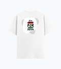 Cotton Stretch T-Shirt | Unisex Adult | 95% Cotton 5% Spandex Blend | 240 GSM, Breathable, Flexible | DTF Print Ready | Personalized | DTF | Brush Stroke | Self-Empowerment | Self-purchase | Empowering - back - White - mockup 2