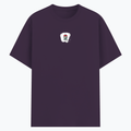 Basic T-Shirt | Unisex XS-2XL | Poly-Cotton Blend | Soft Finish & Durable | Everyday Wear | Personalized | DTG | Brush Stroke | Self-Empowerment | Self-purchase | Empowering - front - Purple melange - mockup 1