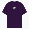 Basic T-Shirt | Unisex XS-2XL | Poly-Cotton Blend | Soft Finish & Durable | Everyday Wear | Personalized | DTG | Brush Stroke | Self-Empowerment | Self-purchase | Empowering - front - Purple - mockup 1