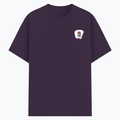 Basic T-Shirt | Unisex XS-2XL | Poly-Cotton Blend | Soft Finish & Durable | Everyday Wear | Personalized | DTG | Brush Stroke | Self-Empowerment | Self-purchase | Empowering - left pocket - Purple melange - mockup 3