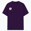 Basic T-Shirt | Unisex XS-2XL | Poly-Cotton Blend | Soft Finish & Durable | Everyday Wear | Personalized | DTG | Brush Stroke | Self-Empowerment | Self-purchase | Empowering - right pocket - Purple - mockup 4