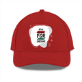 Sports Cap | Unisex | Polyester | Breathable, Adjustable Fit, DTG Printing | All Ages | Personalized | DTG | Brush Stroke | Self-Empowerment | Self-purchase | Empowering - front - Red - mockup 1