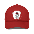 Classic Trucker Cap | Unisex | DTG Print | Breathable Mesh Back | Adjustable Snapback | Personalized | DTG | Brush Stroke | Self-Empowerment | Self-purchase | Empowering - front - Red - mockup 1