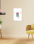 Poster | A4, A3, A5, 12x24 & More | 300 GSM Art Board | Digital Print | Fade-Proof | Adhesive Strips | Unisex | Personalized | Brush Stroke | Self-Empowerment | Self-purchase | Empowering - front_12x18In - 12x18In - mockup 5