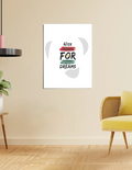 Poster | A4, A3, A5, 12x24 & More | 300 GSM Art Board | Digital Print | Fade-Proof | Adhesive Strips | Unisex | Personalized | Brush Stroke | Self-Empowerment | Self-purchase | Empowering - front_18x24In - 18x24In - mockup 9