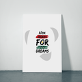 Metal Posters | 8x11.7 & 11.7x15.7 in | 1mm Thick Metal | Magnetic Mount, Waterproof, Glossy Finish | Unisex Home Decor | Personalized | Brush Stroke | Self-Empowerment | Self-purchase | Empowering - front_2 - White - mockup 2