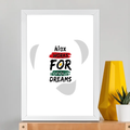 Framed Poster | Multiple Sizes | 300 GSM Art Paper | Laminated, Fade-Proof, 1-inch Frame | Unisex Home Decor | Personalized | DTG | Brush Stroke | Self-Empowerment | Self-purchase | Empowering - front_A3 Frame Poster - A3 Frame Poster - mockup 12