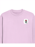 Oversized Sweatshirt | Roomy Relaxed Fit | 400 GSM Cotton Blend | Pre-Shrunk Drop Shoulder | Unisex Adult | Personalized | DTG | Brush Stroke | Self-Empowerment | Self-purchase | Empowering - left pocket - Light Baby Pink - mockup 3