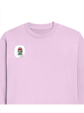 Oversized Sweatshirt | Roomy Relaxed Fit | 400 GSM Cotton Blend | Pre-Shrunk Drop Shoulder | Unisex Adult | Personalized | DTG | Brush Stroke | Self-Empowerment | Self-purchase | Empowering - right pocket - Light Baby Pink - mockup 4