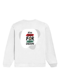 Oversized Sweatshirt | Roomy Relaxed Fit | 400 GSM Cotton Blend | Pre-Shrunk Drop Shoulder | Unisex Adult | Personalized | DTF | Brush Stroke | Self-Empowerment | Self-purchase | Empowering - back - White - mockup 2