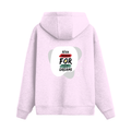 Oversized Hoodie | Relaxed Fit, Drop-Shoulder | 400 GSM Fabric | Warm, Durable | Unisex | Personalized | DTF | Brush Stroke | Self-Empowerment | Self-purchase | Empowering - back - Light Baby Pink - mockup 2
