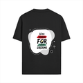 Male Standard Crew T-Shirt | Regular Fit | 100% Cotton DTF Print | Soft, Durable | Men | Personalized | DTF | Brush Stroke | Self-Empowerment | Self-purchase | Empowering - back - Black - mockup 2