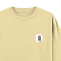 Oversized Standard T-Shirt | Unisex Oversized Fit | 180 GSM 100% Super Combed Cotton | DTF Print | Soft & Durable | Personalized | DTF | Brush Stroke | Self-Empowerment | Self-purchase | Empowering - right pocket - Beige - mockup 4