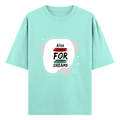 Oversized Classic T-Shirt | Unisex Oversized Fit | 100% Super-Combed Cotton | Pre-Shrunk & Ribbed Neck | Adults | Personalized | DTG | Brush Stroke | Self-Empowerment | Self-purchase | Empowering - front - Mint - mockup 1
