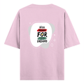 Oversized Classic T-Shirt | Unisex Oversized Fit | 100% Super-Combed Cotton | Pre-Shrunk & Ribbed Neck | Adults | Personalized | DTG | Brush Stroke | Self-Empowerment | Self-purchase | Empowering - back - Light Baby Pink - mockup 2