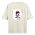 Oversized Classic T-Shirt | Unisex Oversized Fit | 100% Super-Combed Cotton | Pre-Shrunk & Ribbed Neck | Adults | Personalized | DTG | Brush Stroke | Self-Empowerment | Self-purchase | Empowering - back - Off White - mockup 2