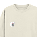 Oversized Classic T-Shirt | Unisex Oversized Fit | 100% Super-Combed Cotton | Pre-Shrunk & Ribbed Neck | Adults | Personalized | DTG | Brush Stroke | Self-Empowerment | Self-purchase | Empowering - left pocket - Off White - mockup 3