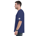 Oversized Classic T-Shirt | Unisex Oversized Fit | 100% Super-Combed Cotton | Pre-Shrunk & Ribbed Neck | Adults | Personalized | DTG | Brush Stroke | Self-Empowerment | Self-purchase | Empowering - right sleeve - Royal Blue - mockup 6