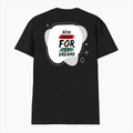 Men's V-Neck T-Shirt | Regular Fit | 180 GSM Bio-Washed Cotton | DTG Print | Durable | Personalized | DTG | Brush Stroke | Self-Empowerment | Self-purchase | Empowering - back - Black - mockup 2