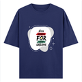 Oversized Classic T-Shirt | Unisex Fit | 100% Super-Combed Cotton | Pre-Shrunk, Double-Stitched | Adults | Personalized | DTF | Brush Stroke | Self-Empowerment | Self-purchase | Empowering - front - Royal Blue - mockup 1