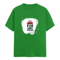Classic Crew T-Shirt | Men's Regular Fit | 180 GSM Bio-Washed Cotton | DTG Print Ready | Double-Stitched & Ribbed Neck | Personalized | DTG | Brush Stroke | Self-Empowerment | Self-purchase | Empowering - front - Flag Green - mockup 1
