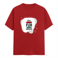 Classic Crew T-Shirt | Men's Regular Fit | 180 GSM Bio-Washed Cotton | DTG Print Ready | Double-Stitched & Ribbed Neck | Personalized | DTG | Brush Stroke | Self-Empowerment | Self-purchase | Empowering - front - Red - mockup 1