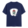 Classic Crew T-Shirt | Men's Regular Fit | 180 GSM Bio-Washed Cotton | DTG Print Ready | Double-Stitched & Ribbed Neck | Personalized | DTG | Brush Stroke | Self-Empowerment | Self-purchase | Empowering - front - Royal Blue - mockup 1