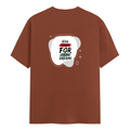 Classic Crew T-Shirt | Men's Regular Fit | 180 GSM Bio-Washed Cotton | DTG Print Ready | Double-Stitched & Ribbed Neck | Personalized | DTG | Brush Stroke | Self-Empowerment | Self-purchase | Empowering - back - Copper - mockup 2