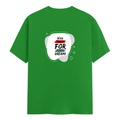Classic Crew T-Shirt | Men's Regular Fit | 180 GSM Bio-Washed Cotton | DTG Print Ready | Double-Stitched & Ribbed Neck | Personalized | DTG | Brush Stroke | Self-Empowerment | Self-purchase | Empowering - back - Flag Green - mockup 2
