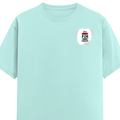 Classic Crew T-Shirt | Men's Regular Fit | 180 GSM Bio-Washed Cotton | DTG Print Ready | Double-Stitched & Ribbed Neck | Personalized | DTG | Brush Stroke | Self-Empowerment | Self-purchase | Empowering - left pocket - Mint - mockup 3