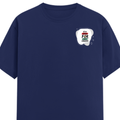 Classic Crew T-Shirt | Men's Regular Fit | 180 GSM Bio-Washed Cotton | DTG Print Ready | Double-Stitched & Ribbed Neck | Personalized | DTG | Brush Stroke | Self-Empowerment | Self-purchase | Empowering - left pocket - Royal Blue - mockup 3