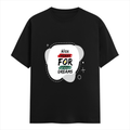 Female Classic Crew T-Shirt | Women's Regular Fit | 180 GSM Bio-Washed Cotton | Double Stitched, Pre-Shrunk | Personalized | DTG | Brush Stroke | Self-Empowerment | Self-purchase | Empowering - front - Black - mockup 1