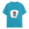 Female Classic Crew T-Shirt | Women's Regular Fit | 180 GSM Bio-Washed Cotton | Double Stitched, Pre-Shrunk | Personalized | DTG | Brush Stroke | Self-Empowerment | Self-purchase | Empowering - front - SkyBlue - mockup 1