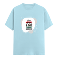 Men's Classic Crew T-Shirt | Regular Fit | 180 GSM Bio-Washed Cotton | DTF Print Ready | Pre-Shrunk, Durable | Personalized | DTF | Brush Stroke | Self-Empowerment | Self-purchase | Empowering - front - Baby Blue - mockup 1