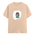 Men's Classic Crew T-Shirt | Regular Fit | 180 GSM Bio-Washed Cotton | DTF Print Ready | Pre-Shrunk, Durable | Personalized | DTF | Brush Stroke | Self-Empowerment | Self-purchase | Empowering - front - Peach - mockup 1