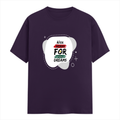 Men's Classic Crew T-Shirt | Regular Fit | 180 GSM Bio-Washed Cotton | DTF Print Ready | Pre-Shrunk, Durable | Personalized | DTF | Brush Stroke | Self-Empowerment | Self-purchase | Empowering - front - Purple - mockup 1