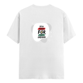 Men's Classic Crew T-Shirt | Regular Fit | 180 GSM Bio-Washed Cotton | DTF Print Ready | Pre-Shrunk, Durable | Personalized | DTF | Brush Stroke | Self-Empowerment | Self-purchase | Empowering - back - White - mockup 2