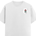 Men's Classic Crew T-Shirt | Regular Fit | 180 GSM Bio-Washed Cotton | DTF Print Ready | Pre-Shrunk, Durable | Personalized | DTF | Brush Stroke | Self-Empowerment | Self-purchase | Empowering - left pocket - White - mockup 3