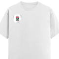 Men's Classic Crew T-Shirt | Regular Fit | 180 GSM Bio-Washed Cotton | DTF Print Ready | Pre-Shrunk, Durable | Personalized | DTF | Brush Stroke | Self-Empowerment | Self-purchase | Empowering - right pocket - White - mockup 4