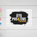 MDF Wooden Puzzles | 6x8 Inch | 30 Pieces | Durable MDF | Glossy Finish | Sublimation Print | Lightweight | Waterproof | Fade-Proof | Unisex | Personalized | Bold Typography | Positivity | Self-expression | Everyday | Positive | Positive Vibes - front_2 - White - mockup 2