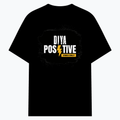 Cotton Stretch T-Shirt (Dtg) | T-Shirts | Him, Her, Unisex | Personalized | DTG | Bold Typography | Positivity | Self-expression | Everyday | Positive | Positive Vibes - front - Black - mockup 1