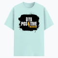 Cotton Stretch T-Shirt (Dtg) | T-Shirts | Him, Her, Unisex | Personalized | DTG | Bold Typography | Positivity | Self-expression | Everyday | Positive | Positive Vibes - front - Mint - mockup 1